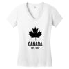 Canada Established 1867 Women's V-Neck T-Shirt