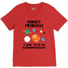 Forget Princess, I Want To Be An Astrophysicist V-Neck Tee