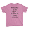 adapt or die encoded Youth Tee