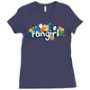 thunder and lightning Ladies Fitted T-Shirt