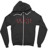scratch Zipper Hoodie
