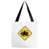 bear shark Tote Bags