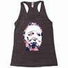 michael myers floral mask Racerback Tank
