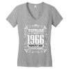 vintage made in 1966 perfectly aged a living legend Women's V-Neck T-Shirt