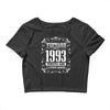 vintage made in 1993 perfectly aged a living legend Crop Top
