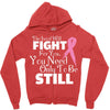 the lord will fight for you, you need only to be still Zipper Hoodie