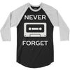 retro and vintage cassette humor 3/4 Sleeve Shirt