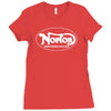 vintage motorcycle norton Ladies Fitted T-Shirt