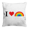I Love Lgbt Throw Pillow