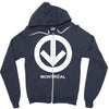 montreal metro Zipper Hoodie