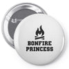 Bonfire Princess Pin-back button