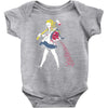 off with her hea Baby Bodysuit