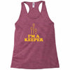 i'm a keeper Racerback Tank