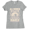 women march Ladies Fitted T-Shirt