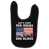 Lets Pray For Vegas, God Bless Baby Bibs