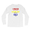 i prefer eating out girls Long Sleeve Shirts