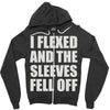 weight lifting gym fitness training Zipper Hoodie