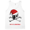 skull christmas Tank Top