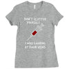 i was looking at your veins Ladies Fitted T-Shirt