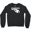 pump gym training bodybuilding workout keepfit weightlifting Crewneck Sweatshirt