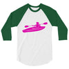 kayak chick 3/4 Sleeve Shirt