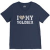 i love my soldier hunter camouflage V-Neck Tee