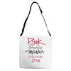 pink beautiful trauma world tour 2018 Adjustable Strap Totes
