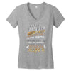 i never dreamed that one day i'd become a grumpy old man but Women's V-Neck T-Shirt