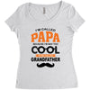I'm Called Papa Because I'm Way Too Cool To Be Called Grandfather Women's Triblend Scoop T-shirt