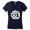 paradroid retro commodore 64 8 bit gamer Women's V-Neck T-Shirt