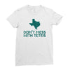 don't mess with tetris Ladies Fitted T-Shirt
