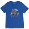 polygon bear graphic V-Neck Tee