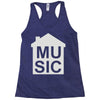 house music Racerback Tank