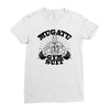 mugatu gym suit Ladies Fitted T-Shirt