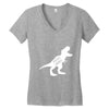Daddysaurus Women's V-Neck T-Shirt
