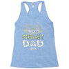 proud army dad 5 Racerback Tank