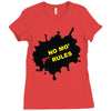 no mo rules Ladies Fitted T-Shirt