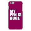 my pen is huge t shirt funny sex humor tee rude college manly crude pu iPhone 6/6s Plus Case