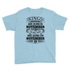Real Kings Are Born On November 10 Youth Tee
