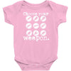 choose your weapon guitar Baby Onesie