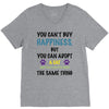you can't buy happiness, but you can adopt a cat and that's pretty muc V-Neck Tee