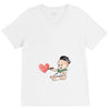 Cute Painter V-Neck Tee