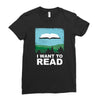 i want to read Ladies Fitted T-Shirt
