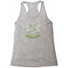 i'm not superstitious, but i am a little stitious Racerback Tank