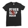 Never Sleep Again Ladies Fitted T-Shirt
