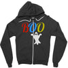 boo halloween Zipper Hoodie