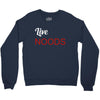 live noods Crewneck Sweatshirt