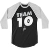 team 10  silver 3/4 Sleeve Shirt