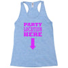 party location here Racerback Tank