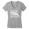 no porpoise Women's V-Neck T-Shirt